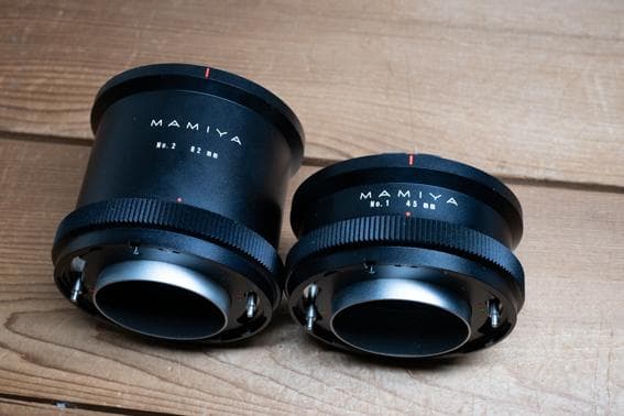 Mamiya RB67用 180mm F4.5 ＋ 中間リング2種セット