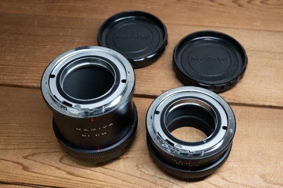 Mamiya RB67用 180mm F4.5 ＋ 中間リング2種セット