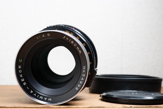 Mamiya RB67用 180mm F4.5 ＋ 中間リング2種セット