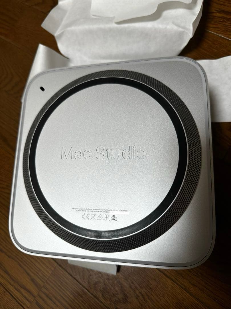 Macデスクトップ Mac Studio (M1 Max) 32GB/512GB MJMV3J/A