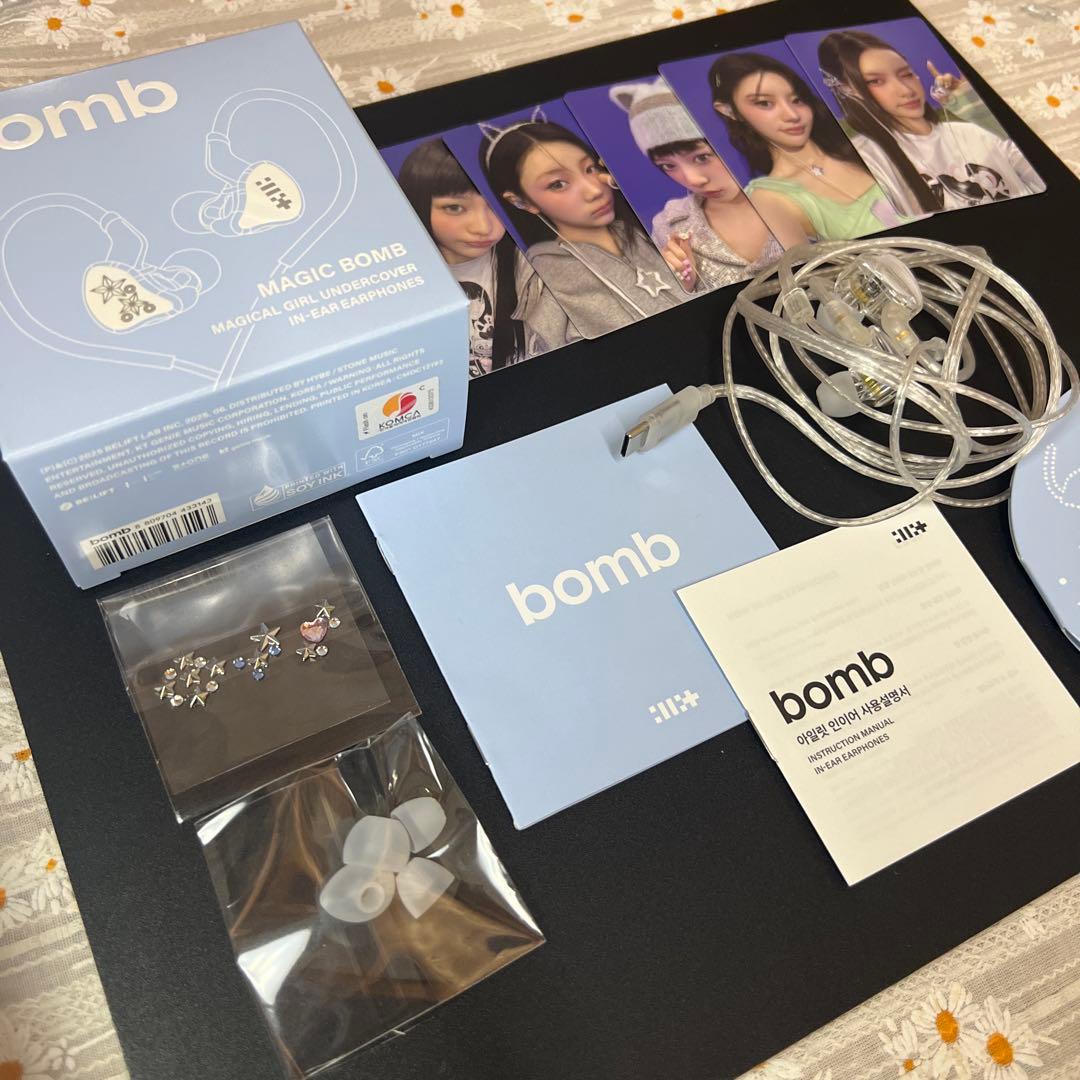 ILLIT 3rd Mini Album BOMB イヤモニ風イヤホン