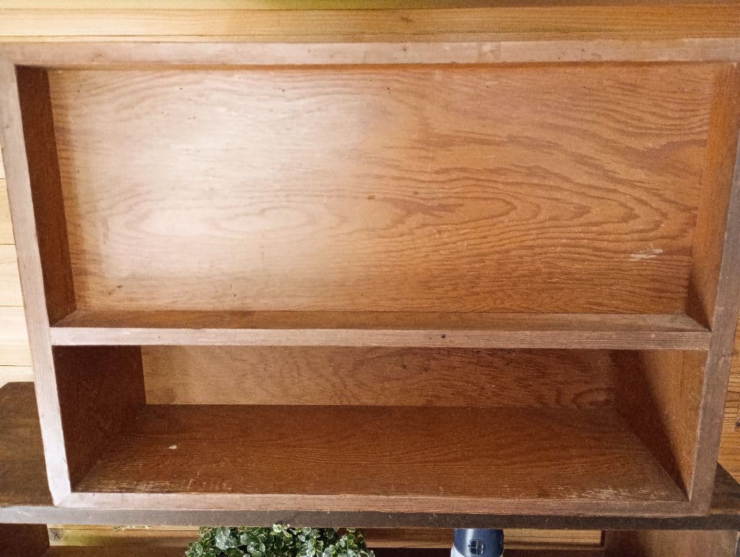 ショーケース　レトロ　アンティーク　2段ひな壇　ラック【貴重】