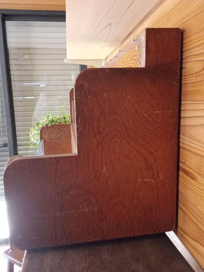 ショーケース　レトロ　アンティーク　2段ひな壇　ラック【貴重】