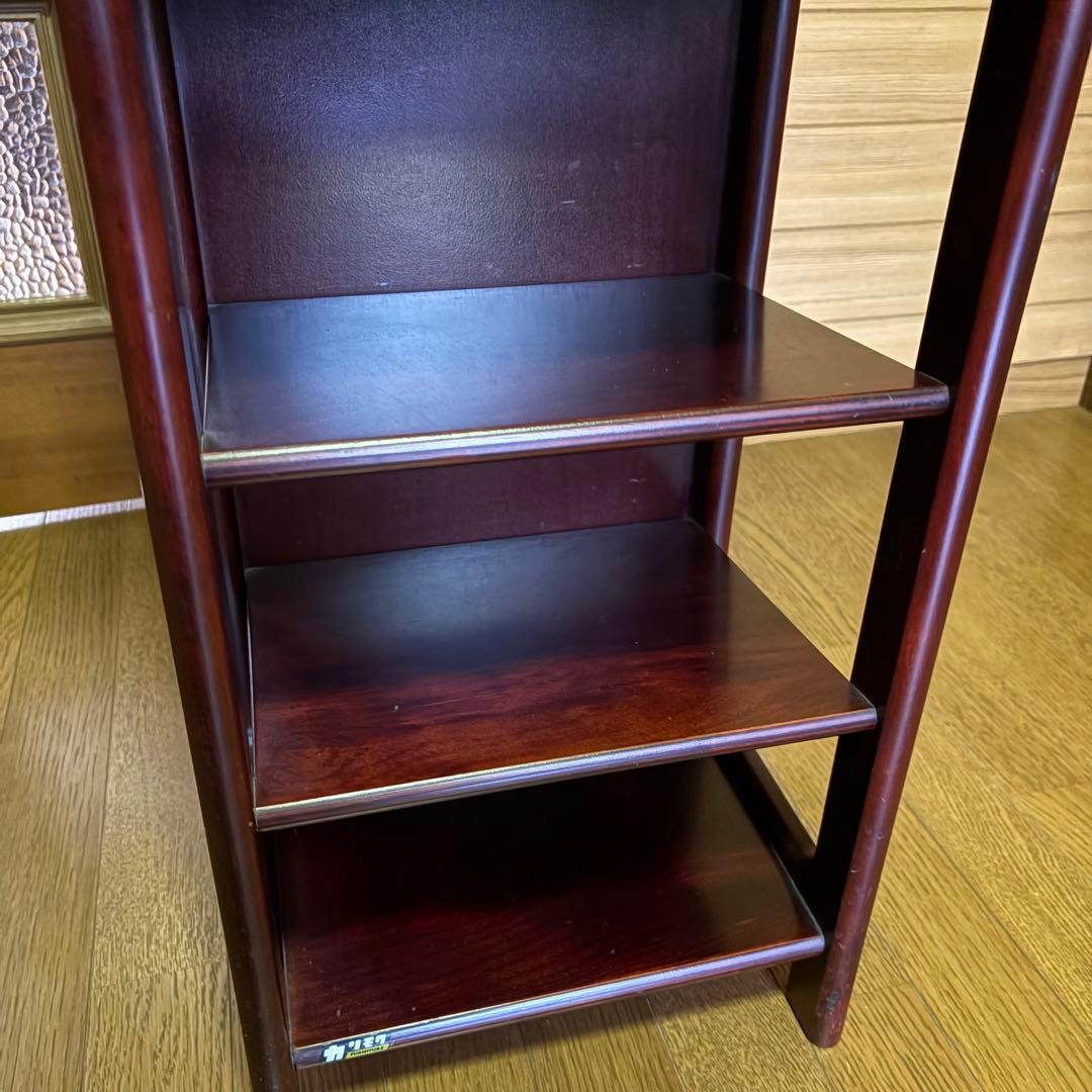 オールドカリモク スリッパラック ダークブラウン 昭和レトロ