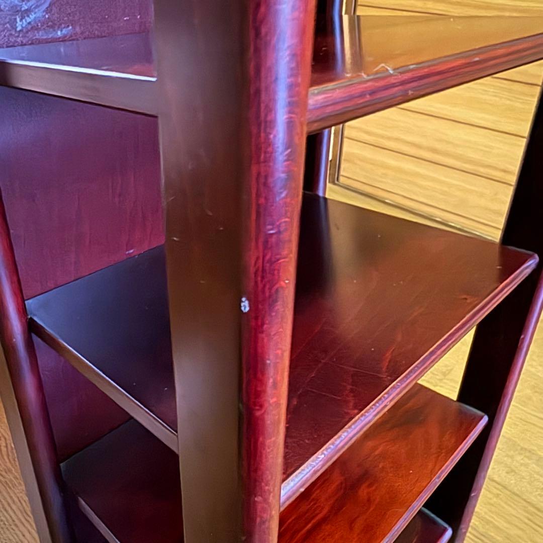 オールドカリモク スリッパラック ダークブラウン 昭和レトロ