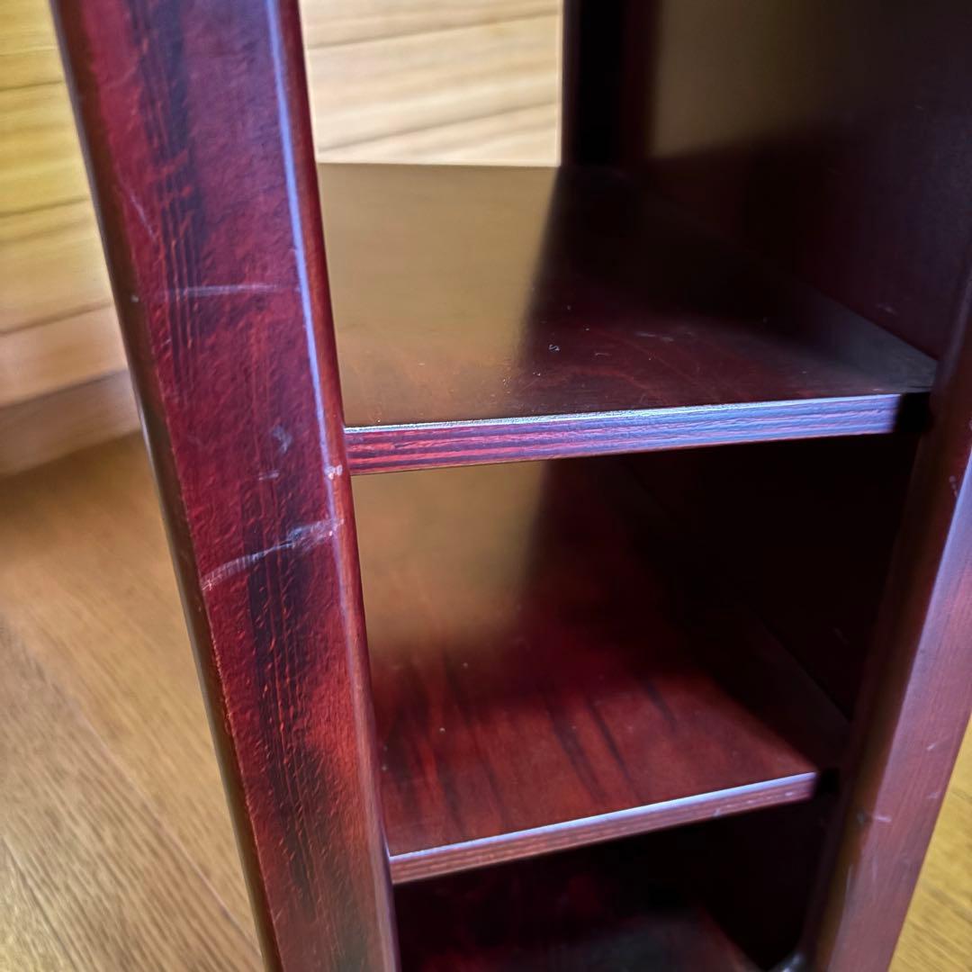 オールドカリモク スリッパラック ダークブラウン 昭和レトロ