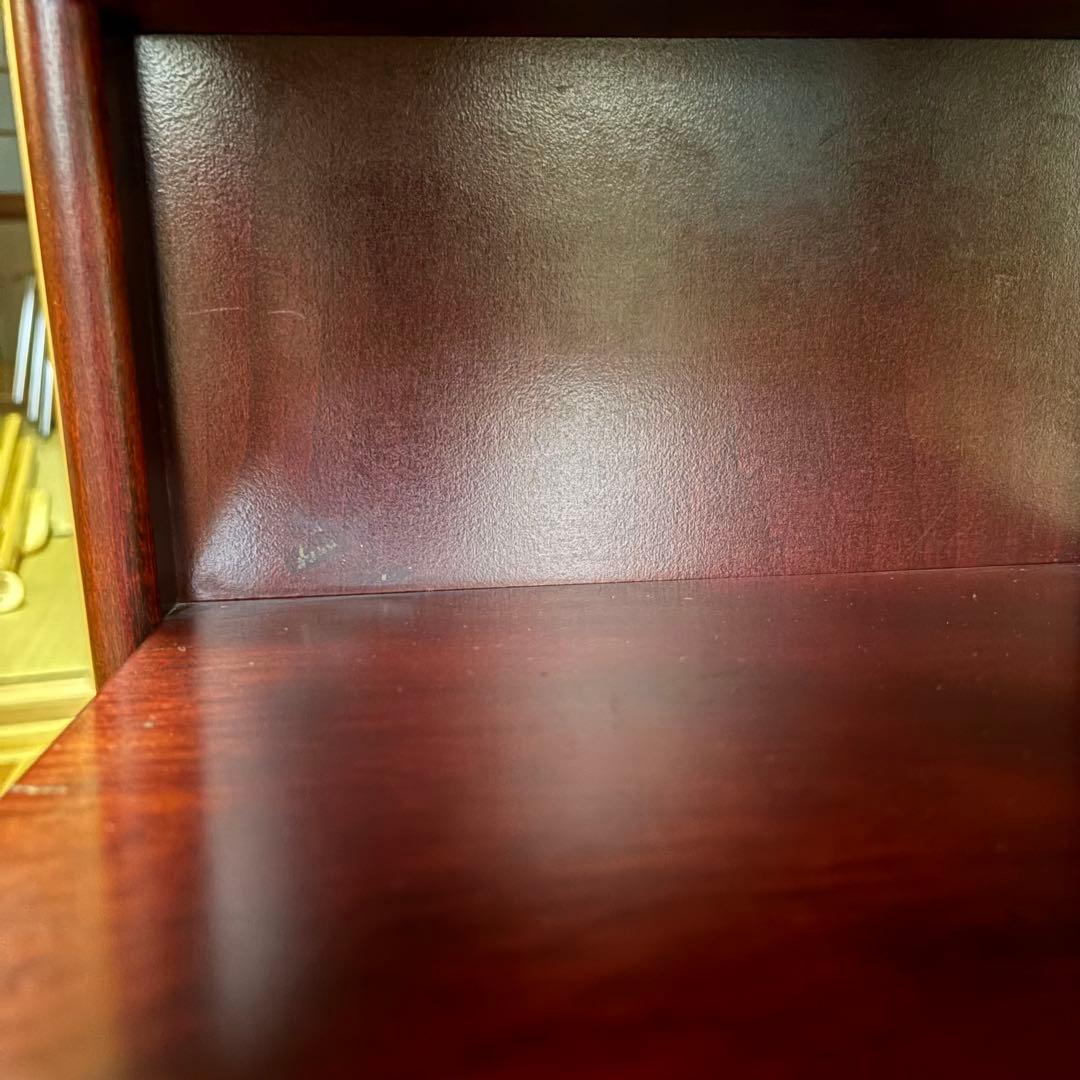 オールドカリモク スリッパラック ダークブラウン 昭和レトロ