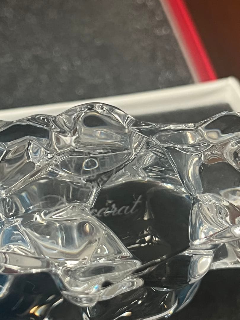 Baccarat バカラ クリスタル 干支 午 馬 置物