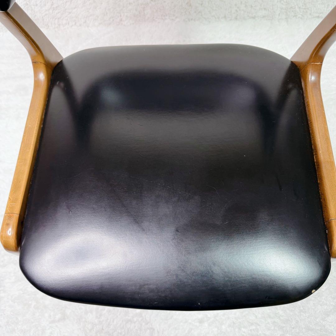 アサヒ　ファニチュア　北欧　ダイニングチェア　アンティーク　椅子