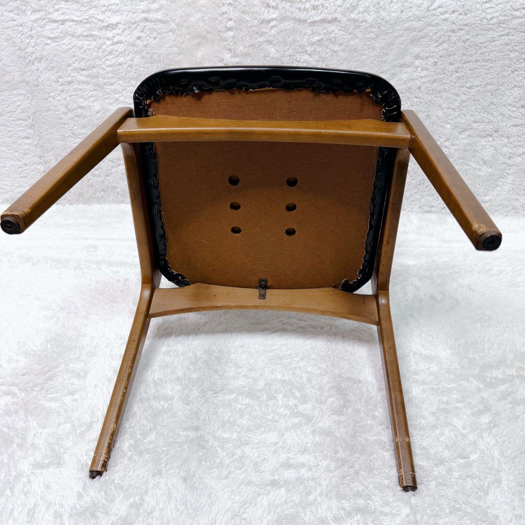 アサヒ　ファニチュア　北欧　ダイニングチェア　アンティーク　椅子