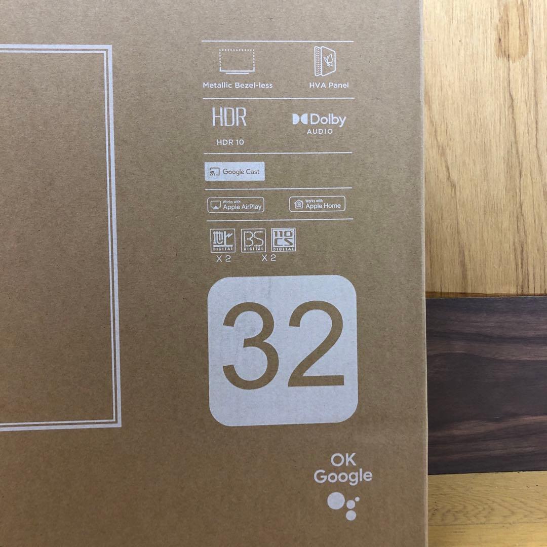 【新品未開封】 TCL 32V型 液晶テレビ 32S5K Google TV搭載