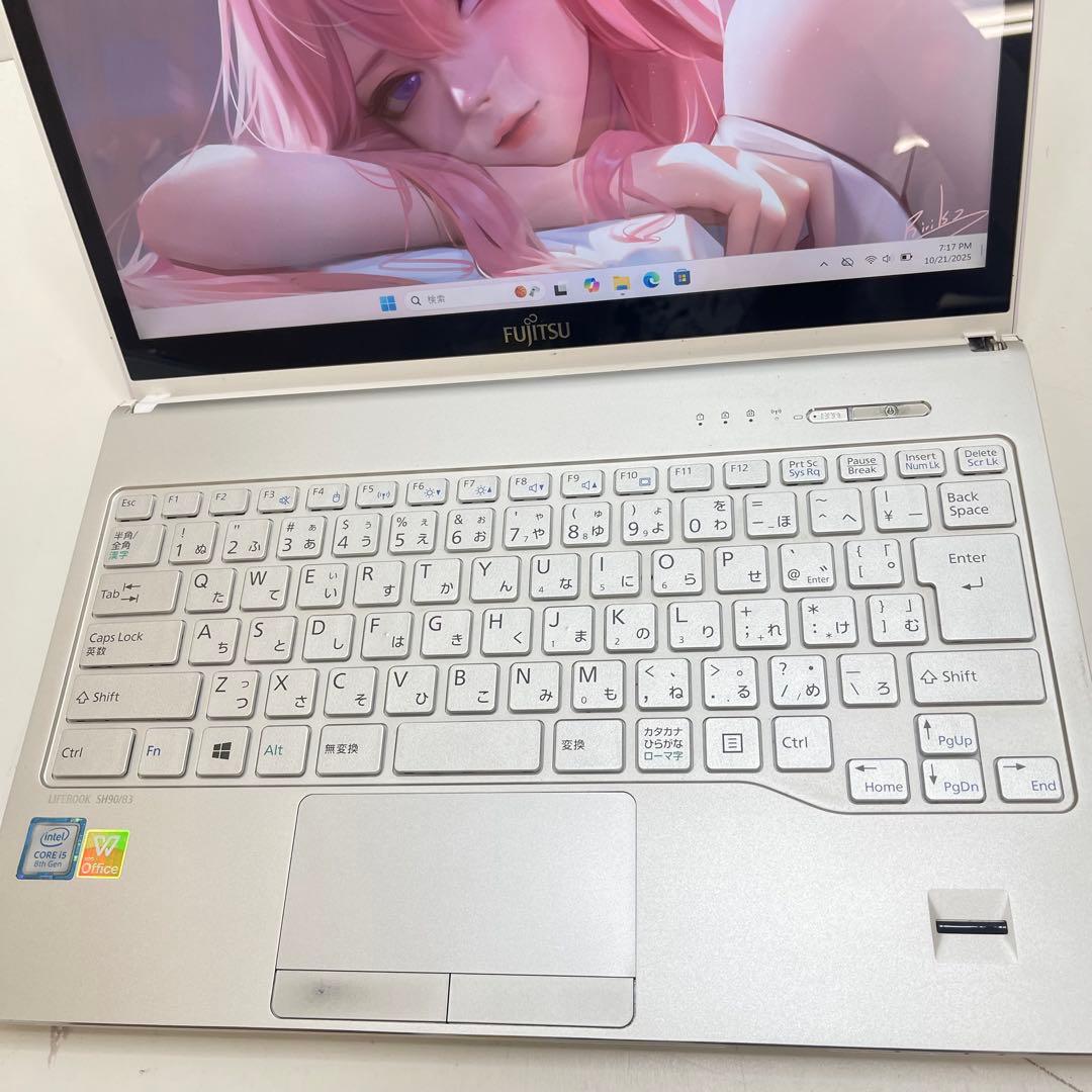 #352 富士通 LIFEBOOK SH90/B3 i5-8250U 8GB