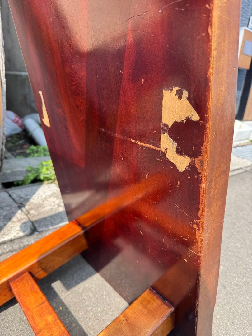 欅？　木製テーブル 長方形