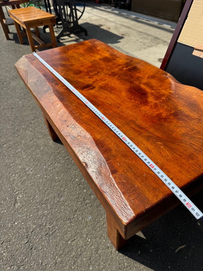 欅？　木製テーブル 長方形
