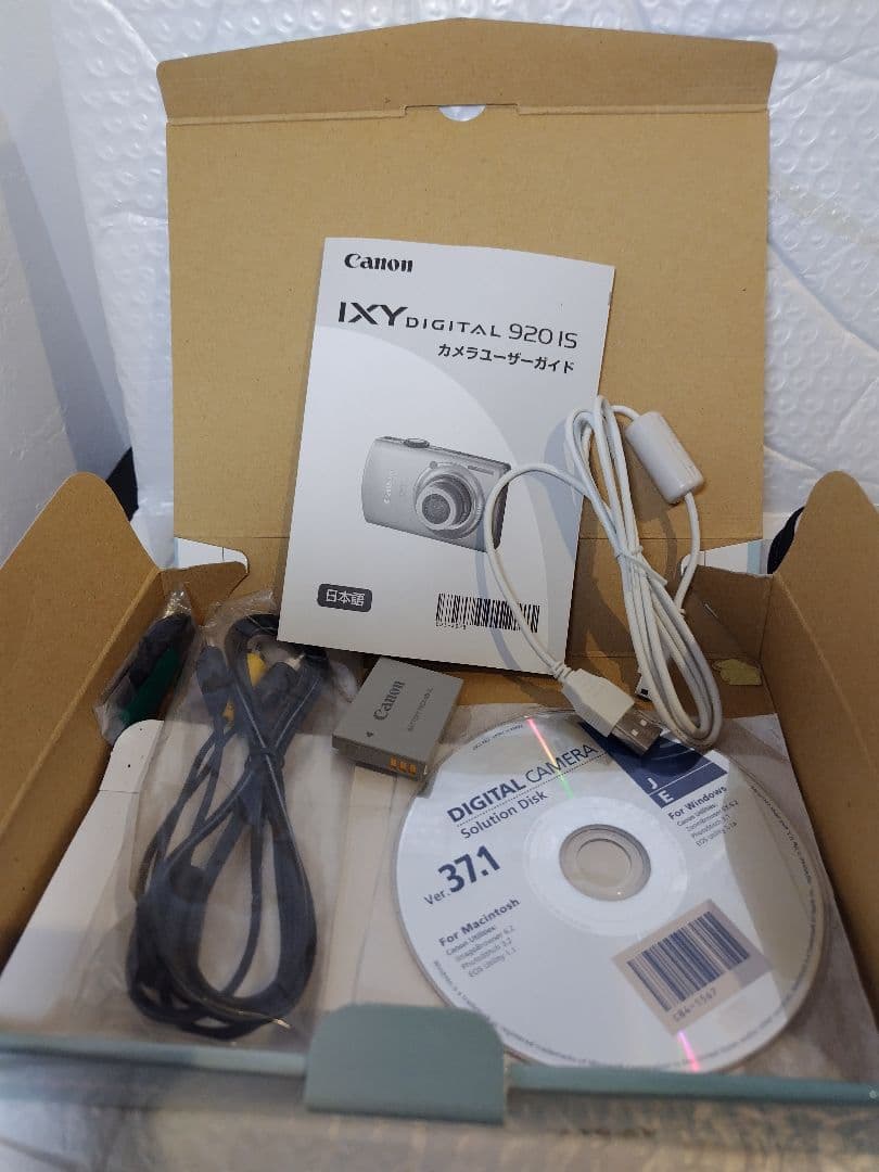 キャノンデジカメジャンク品Canon IXY DIGITAL 920IS 本体