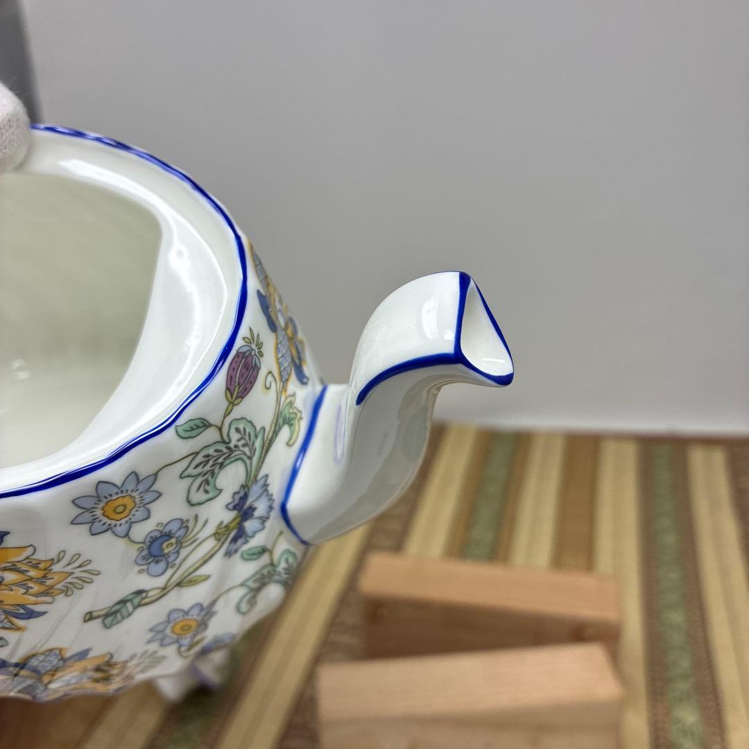 ミントン ハドンホール ブルー ティーポット Sサイズ 未使用極美品 コーヒー