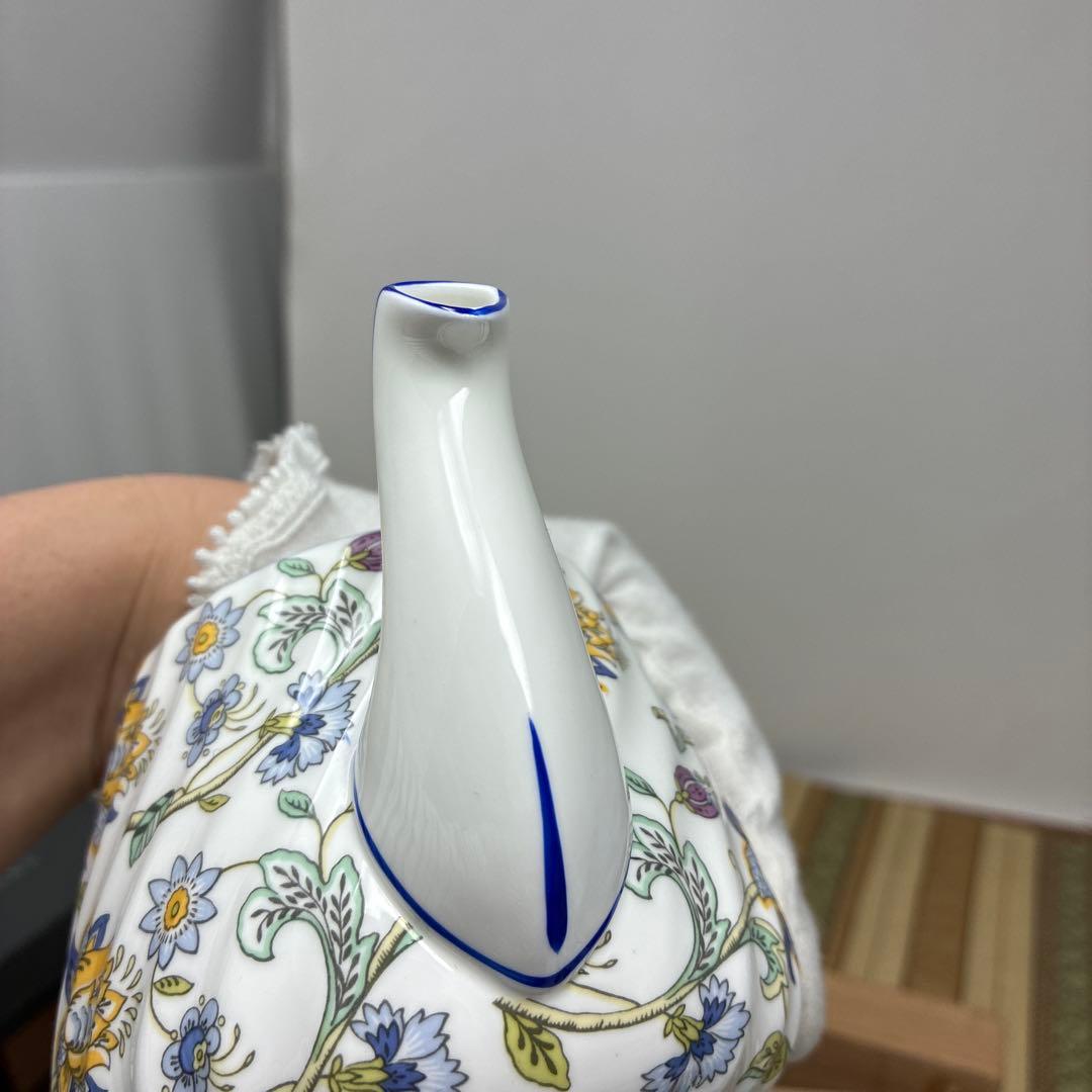 ミントン ハドンホール ブルー ティーポット Sサイズ 未使用極美品 コーヒー