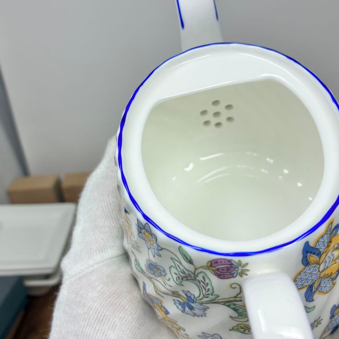 ミントン ハドンホール ブルー ティーポット Sサイズ 未使用極美品 コーヒー