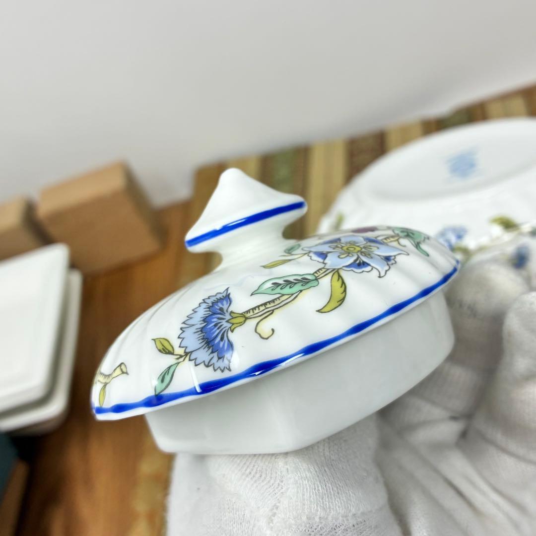 ミントン ハドンホール ブルー ティーポット Sサイズ 未使用極美品 コーヒー