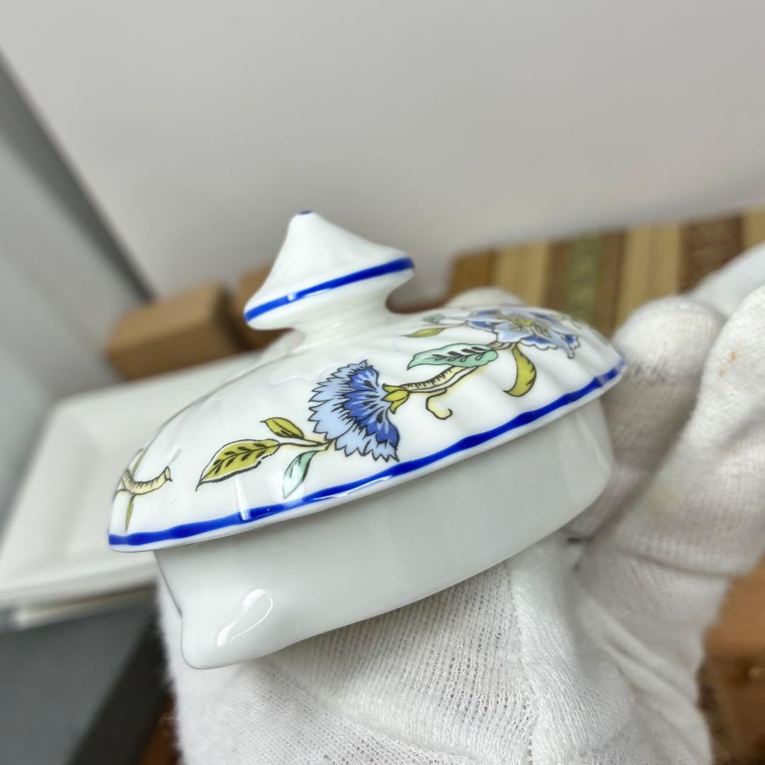 ミントン ハドンホール ブルー ティーポット Sサイズ 未使用極美品 コーヒー