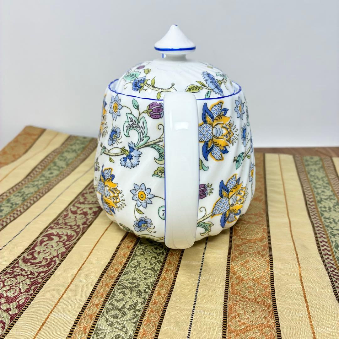 ミントン ハドンホール ブルー ティーポット Sサイズ 未使用極美品 コーヒー