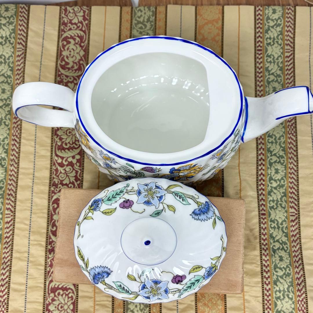 ミントン ハドンホール ブルー ティーポット Sサイズ 未使用極美品 コーヒー