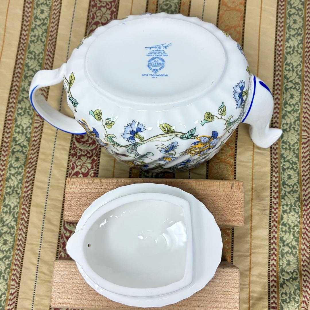 ミントン ハドンホール ブルー ティーポット Sサイズ 未使用極美品 コーヒー