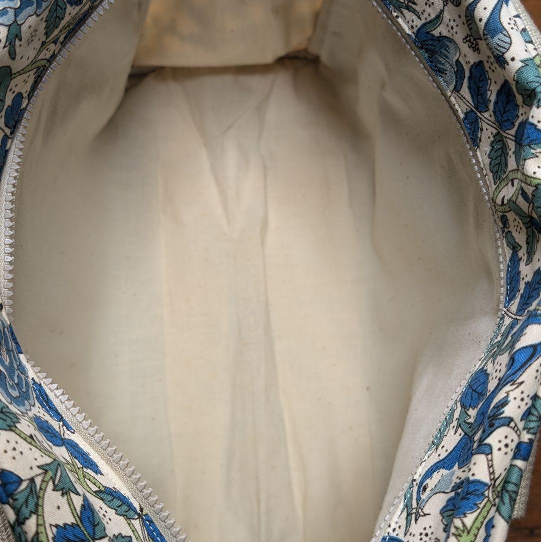 花柄 ボストンバッグ キャンバス