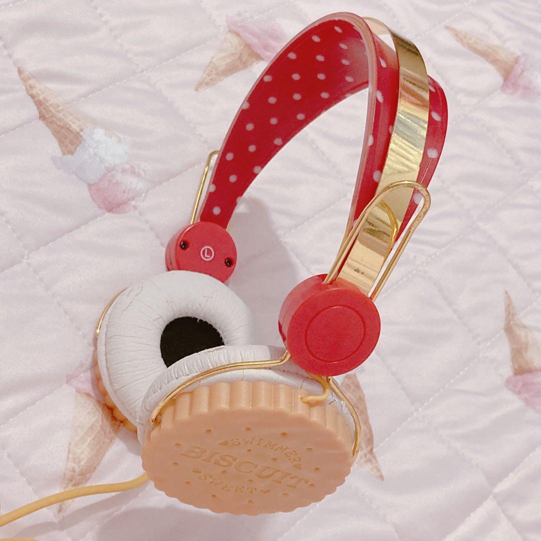 ♡swimmer ビスケットヘッドホン レトロファンシートイ スイマー♡