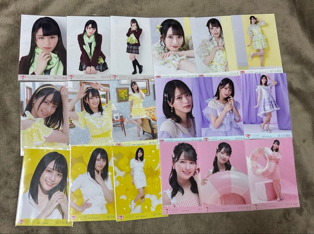 佐々木舞香生写真 まとめ売り 57枚
