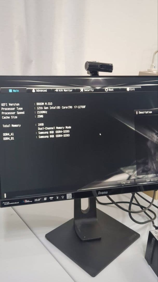 mouse SL7-G-B660W11　デスクトップpc 初期化済み 第12世代