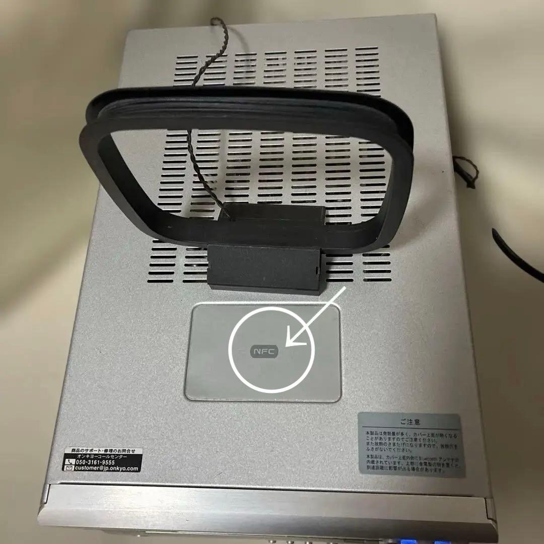 【ジャンクONKYO】NFR-9XS CD/SD/USBレシーバー　通電確認済
