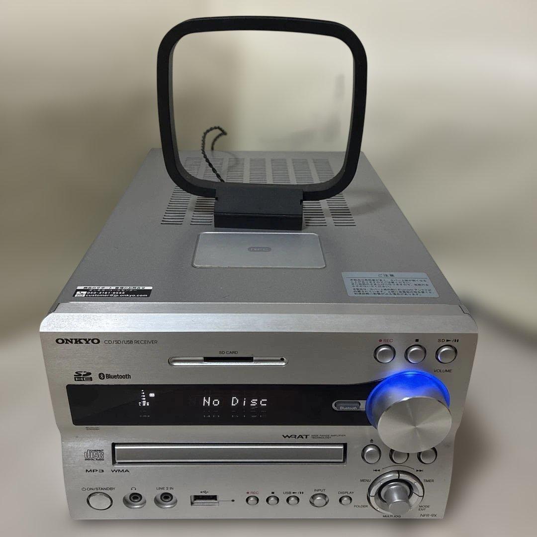 【ジャンクONKYO】NFR-9XS CD/SD/USBレシーバー　通電確認済