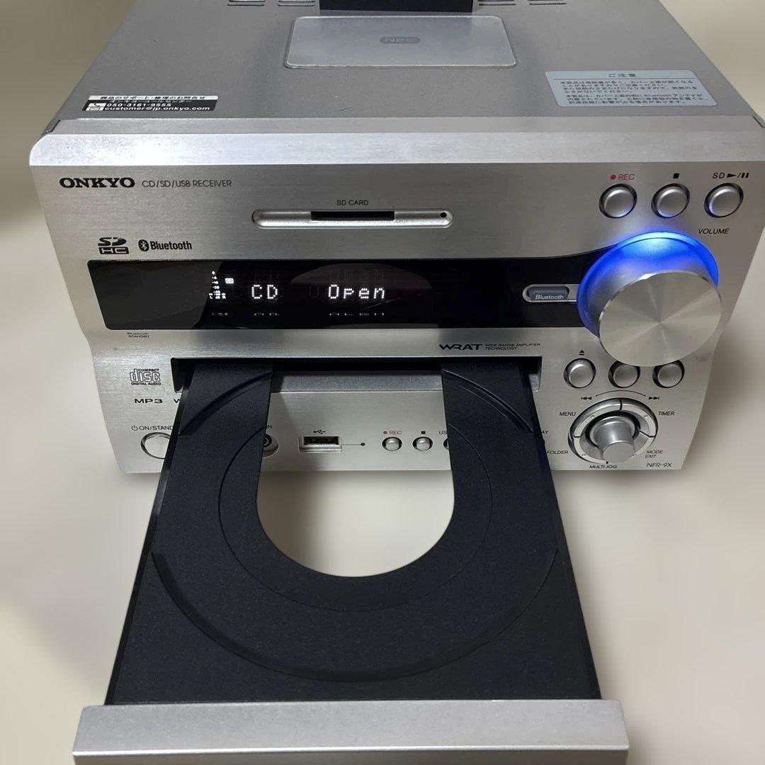 【ジャンクONKYO】NFR-9XS CD/SD/USBレシーバー　通電確認済