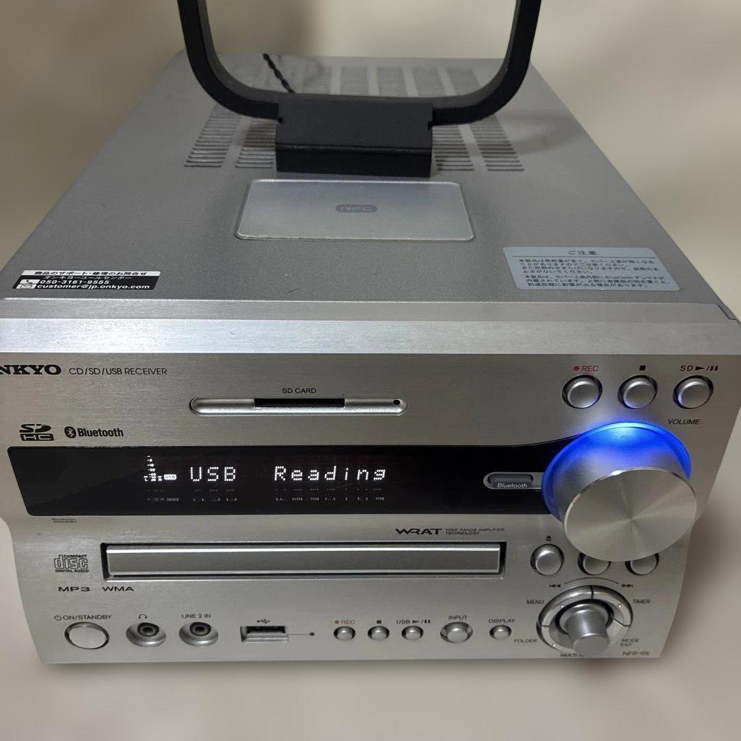 【ジャンクONKYO】NFR-9XS CD/SD/USBレシーバー　通電確認済