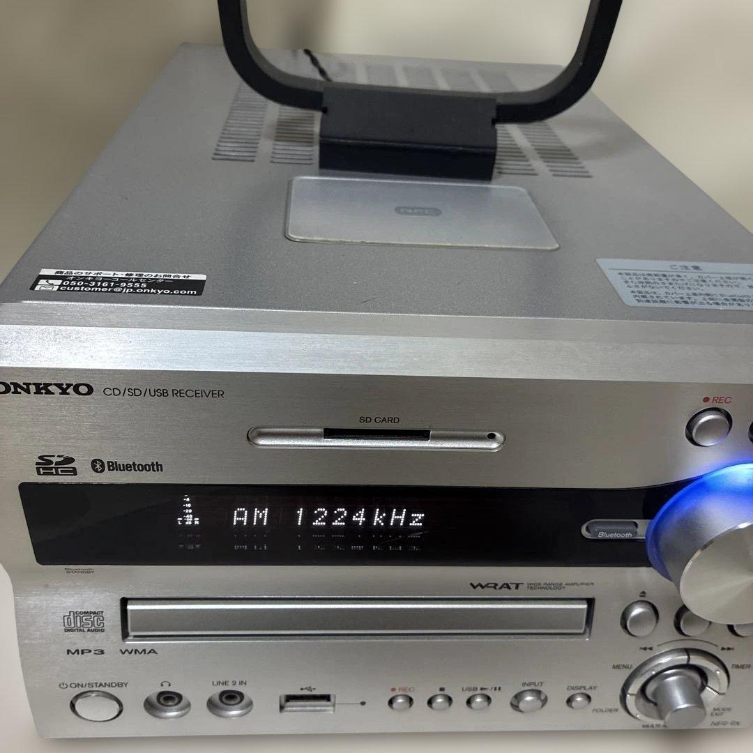 【ジャンクONKYO】NFR-9XS CD/SD/USBレシーバー　通電確認済