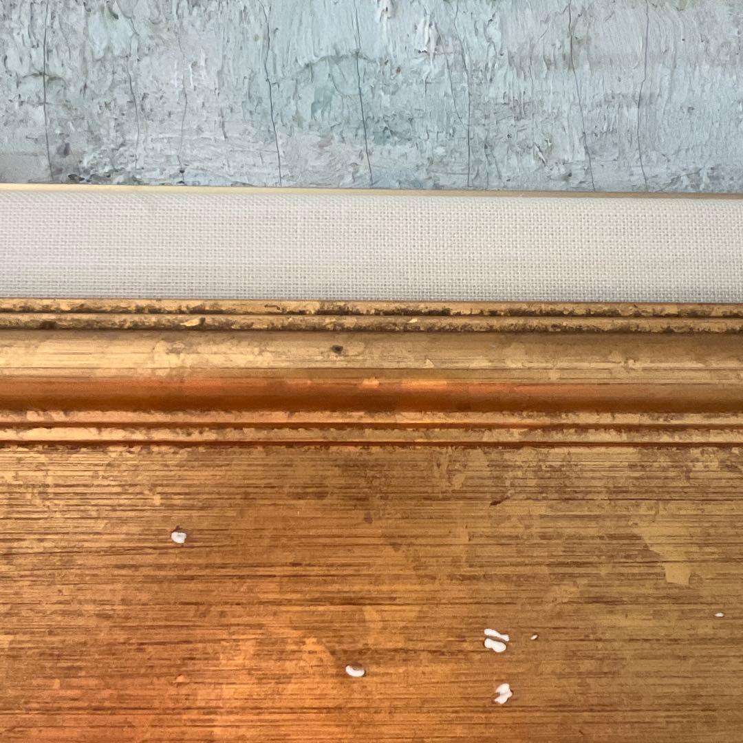 三宅すず作　油彩画 ゴールドフレーム　1964年