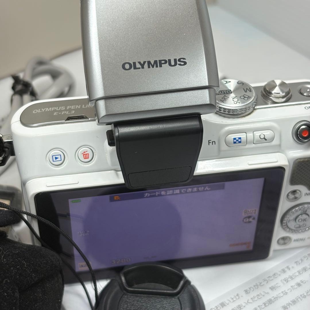 2799 オリンパス PEN PL3 デジタルカメラ コンデジ 一眼　ホワイト