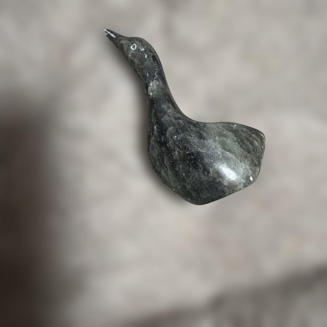 ソープストーン　オットセイ　彫刻置物