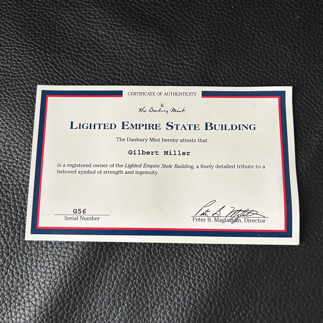 激レア★ニューヨーク エンパイアステートビル ダンバリーミント★