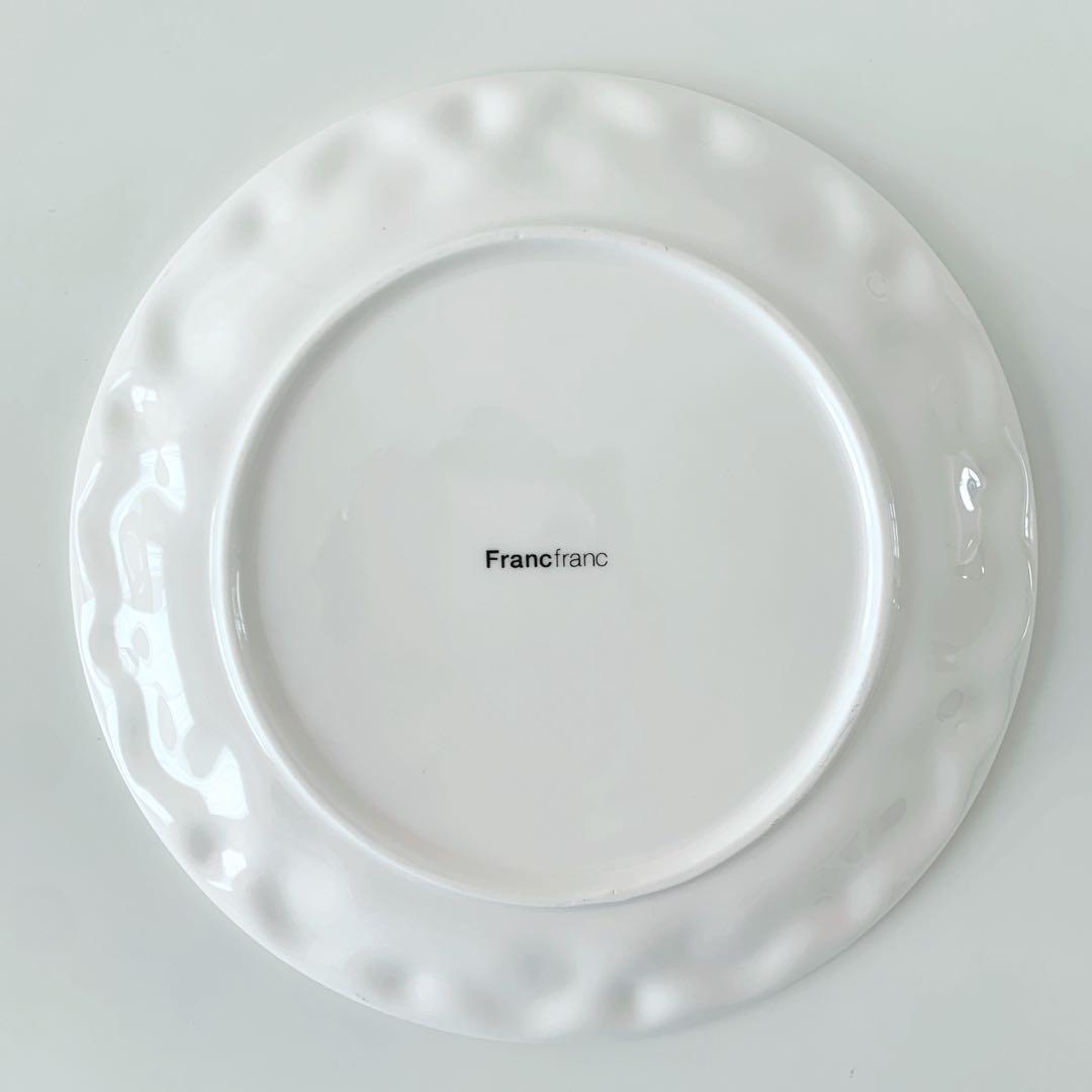 francfranc　ホイップ プレート ホワイト 姫系 ①