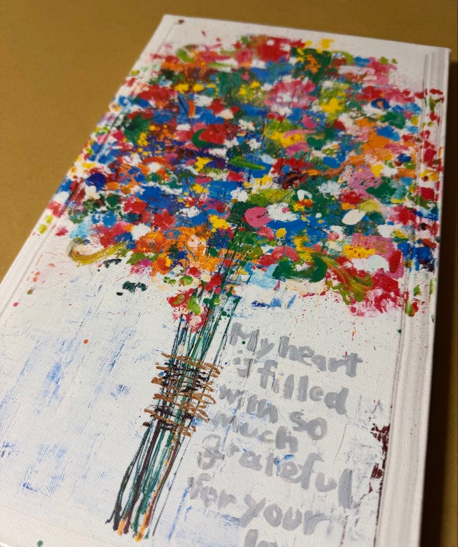 【未開封品】木梨憲武展 Timing ー瞬間の光りー 感謝 キャンバスアート