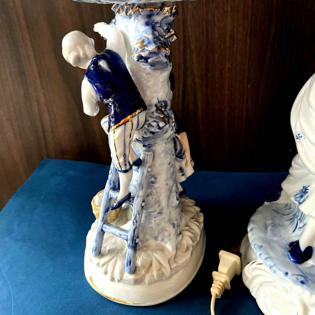 西洋アンティーク風ドールスタンド、小物入れ　2点