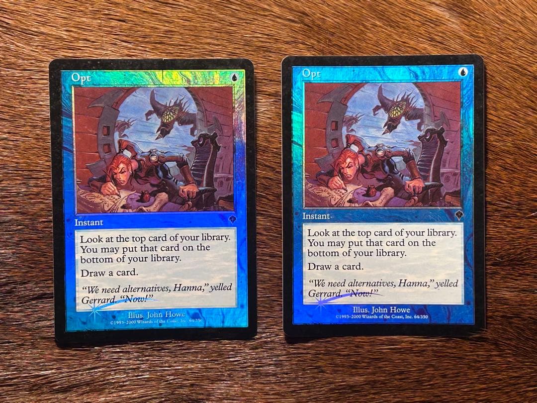 MTG 選択 Opt 2枚セット 英語 Foil INV 初版