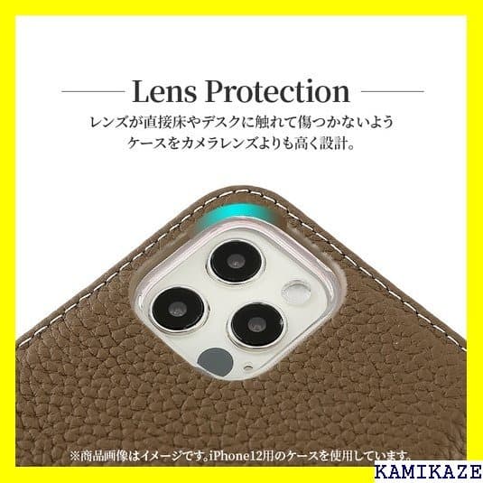 《アクセサリー》 iPhone13 ケース 手帳型 本革 ー ベルトなし 40