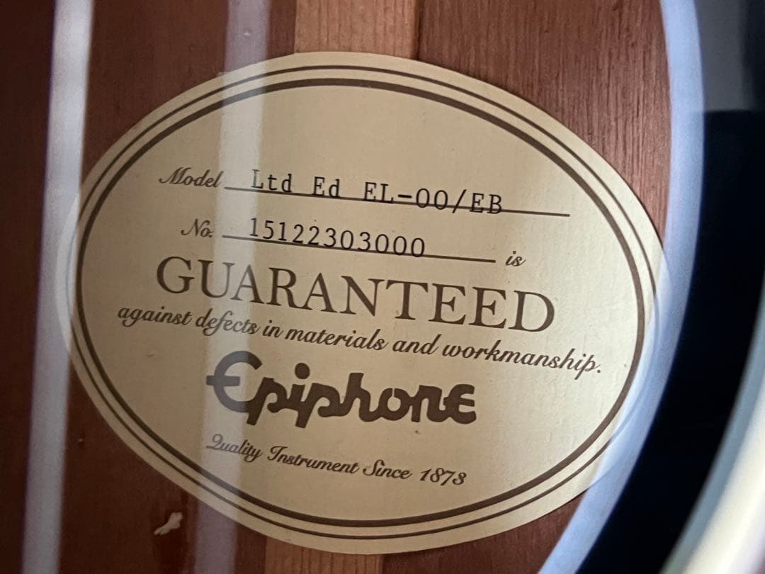 Epiphone Ltd Ed EL-00/EB エレアコ アコギ