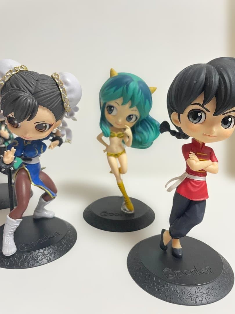 Qposket フィギュア9点セット 胡蝶/炭治郎/シャンプー/春麗/アラレ