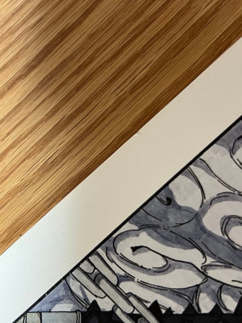 NARUTO ナルト イラスト 和紙風 厚手紙 B4相当 経年品