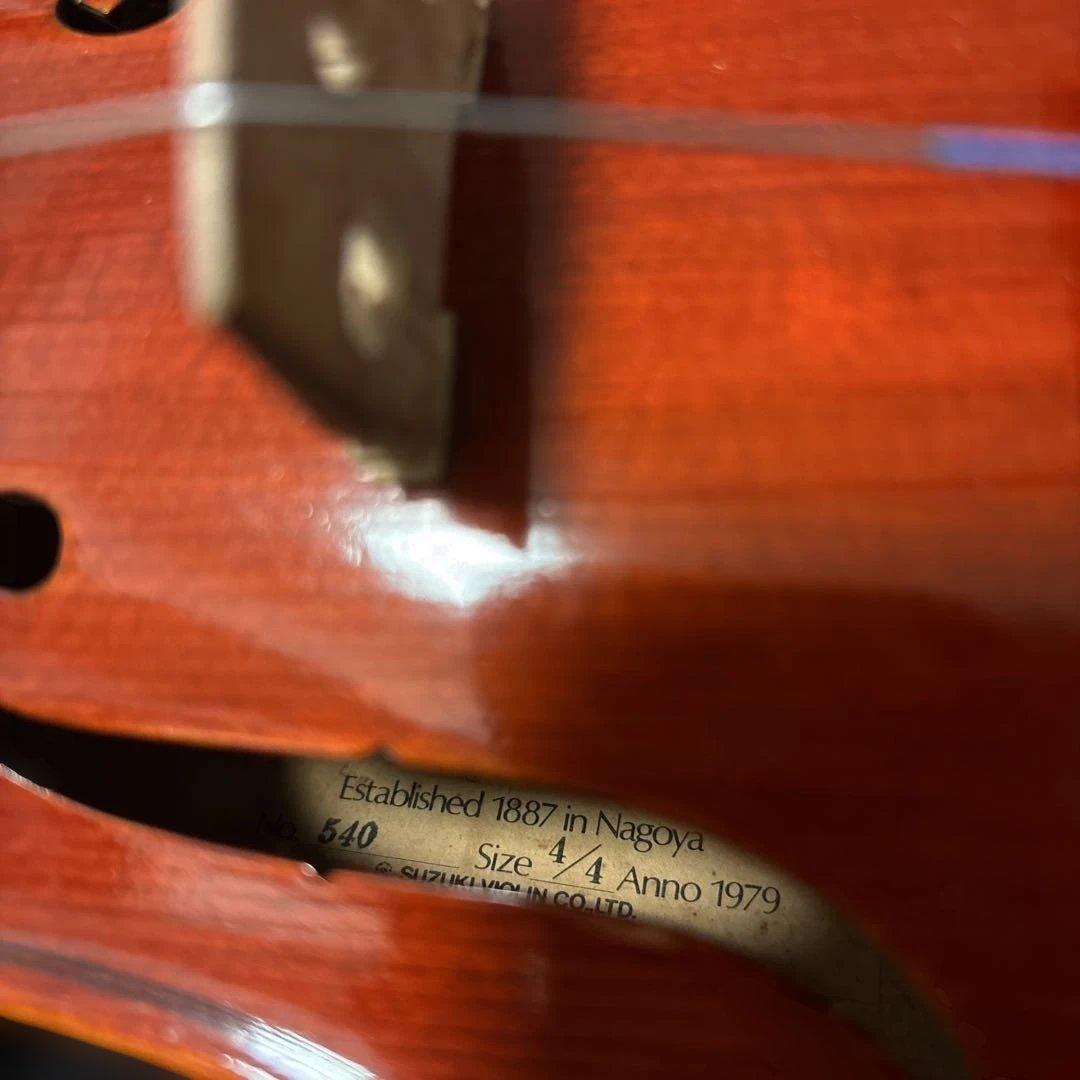 スズキ バイオリン No.540 4/4サイズ 1979年製