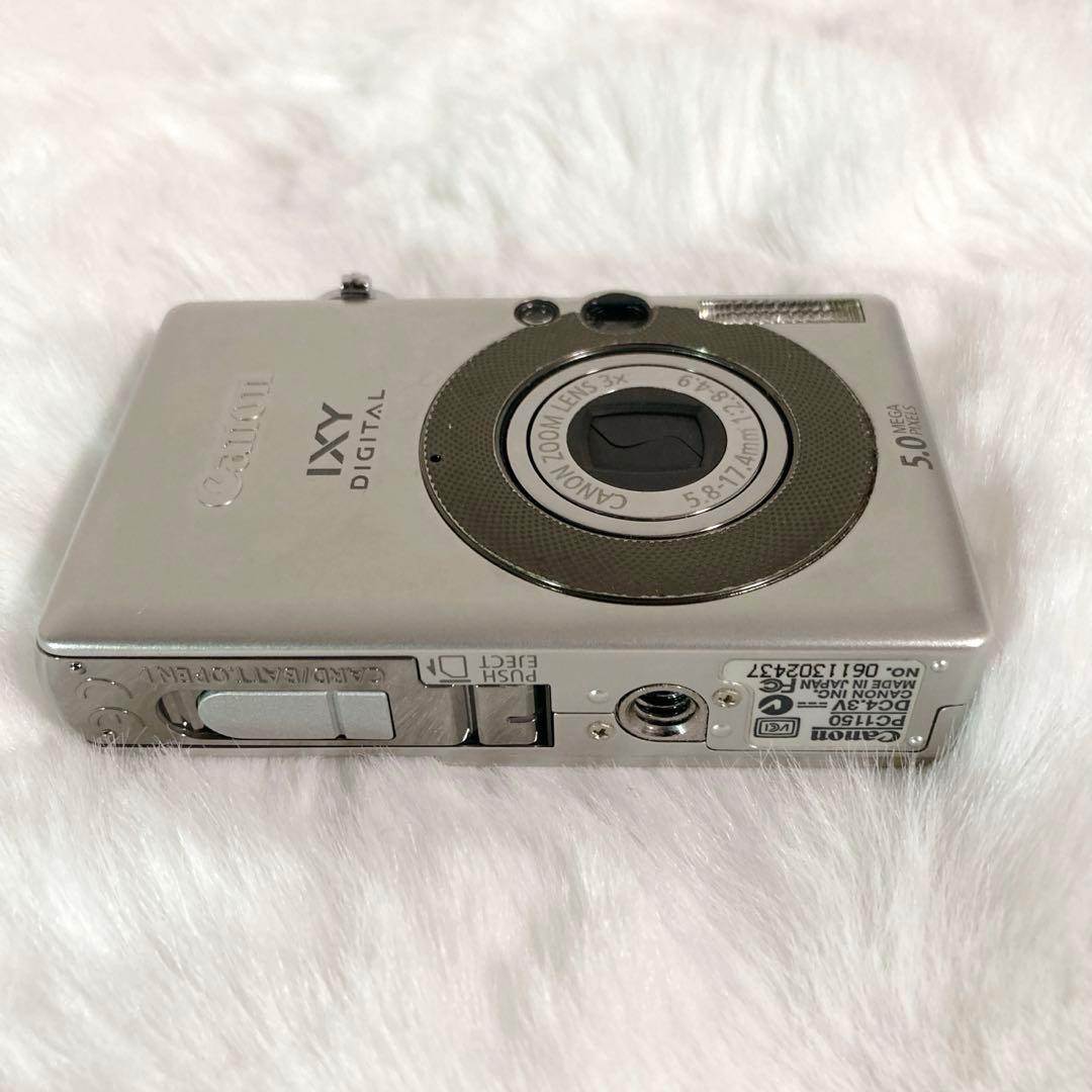 【極美品】Canon IXY DIGITAL 55 デジカメ シルバー 箱付